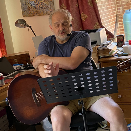 Steve in rehearsals
